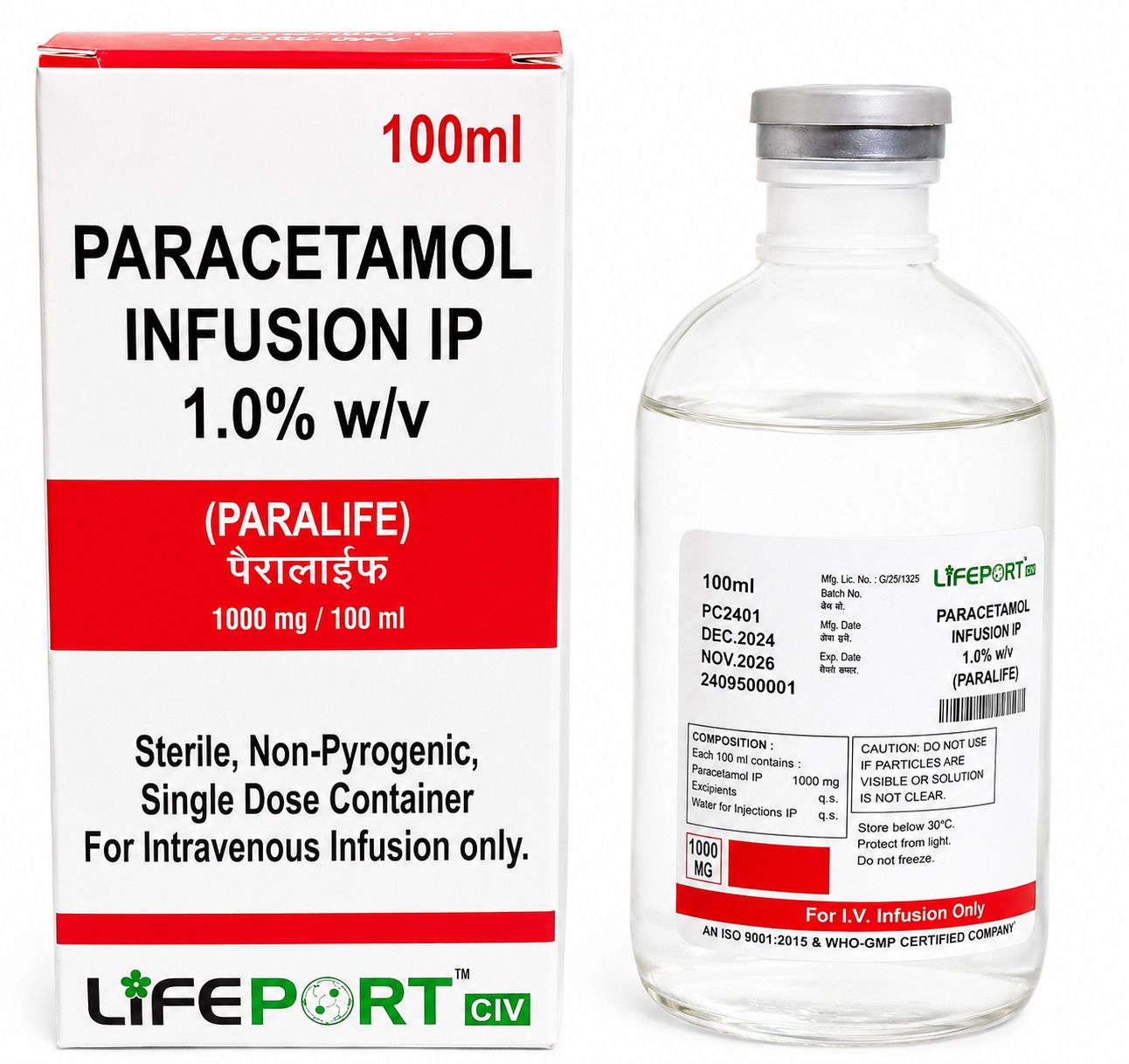 Paracef Inj Eurolife | Euramed Pharma