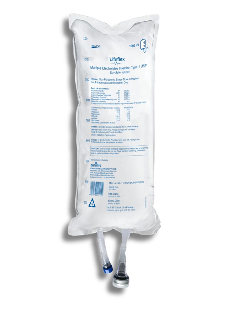 Intravenous Infusions - Eurolife Healthcare Pvt Ltd.